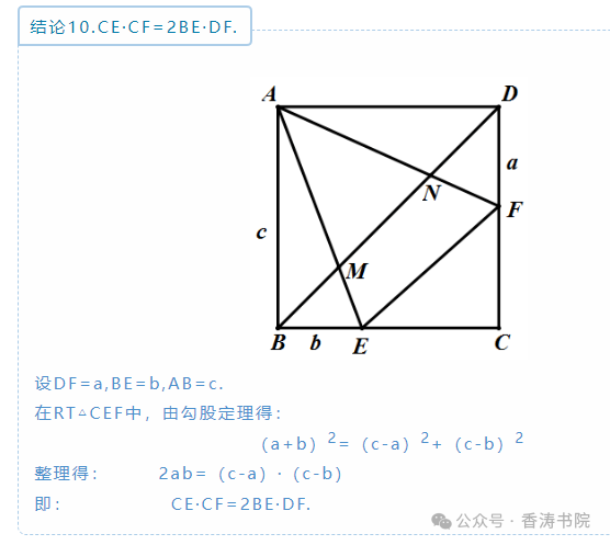 中考数学 | 常考重难点专题几何模型之半角模型,精讲讲练 第16张