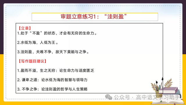 2024届高考作文提分策略:审题立意练习 第15张