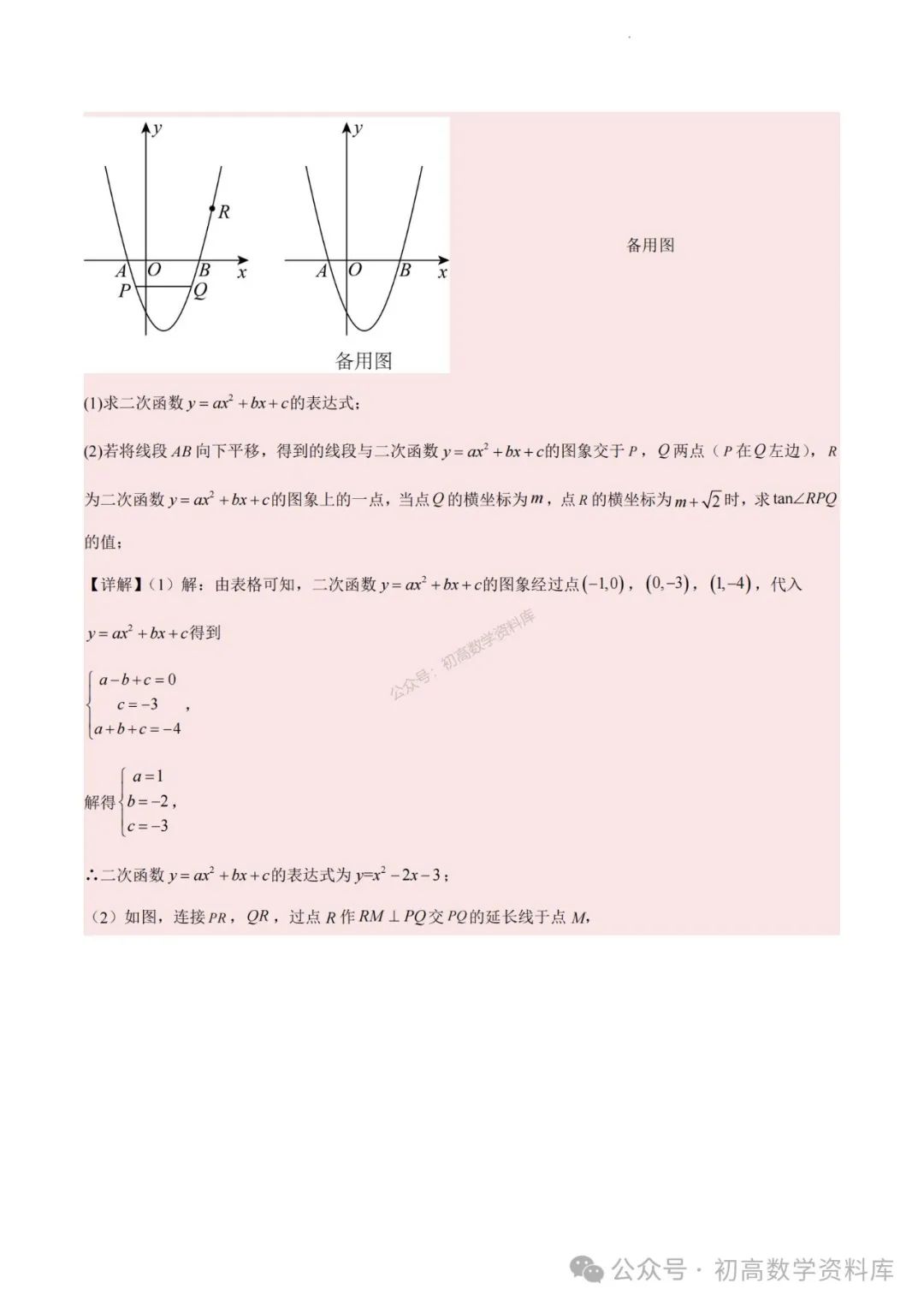 2024年中考数学重难点专题:二次函数中特殊角问题 第10张