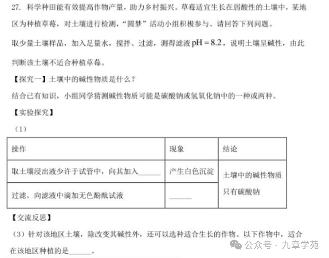 2023年中考青岛化学试题 第15张