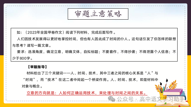 2024届高考作文提分策略:审题立意练习 第5张