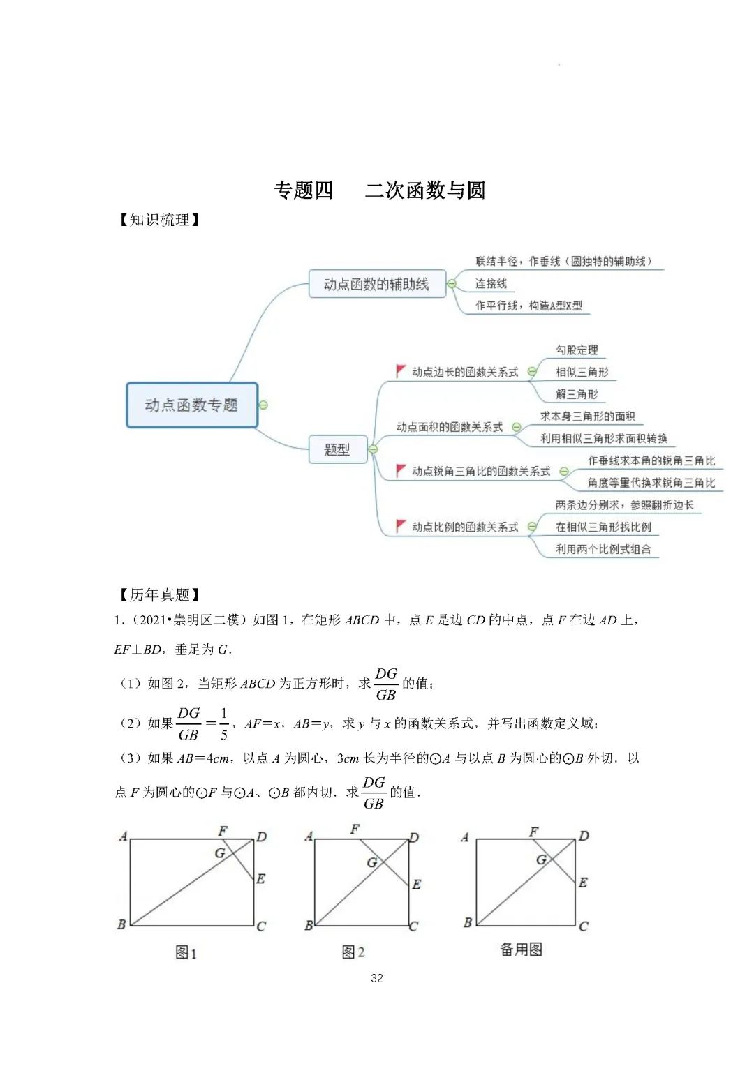 二模冲刺 | 近5年中考二模数学压轴题汇编解析,附知识点梳理 第8张