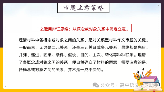 2024届高考作文提分策略:审题立意练习 第6张