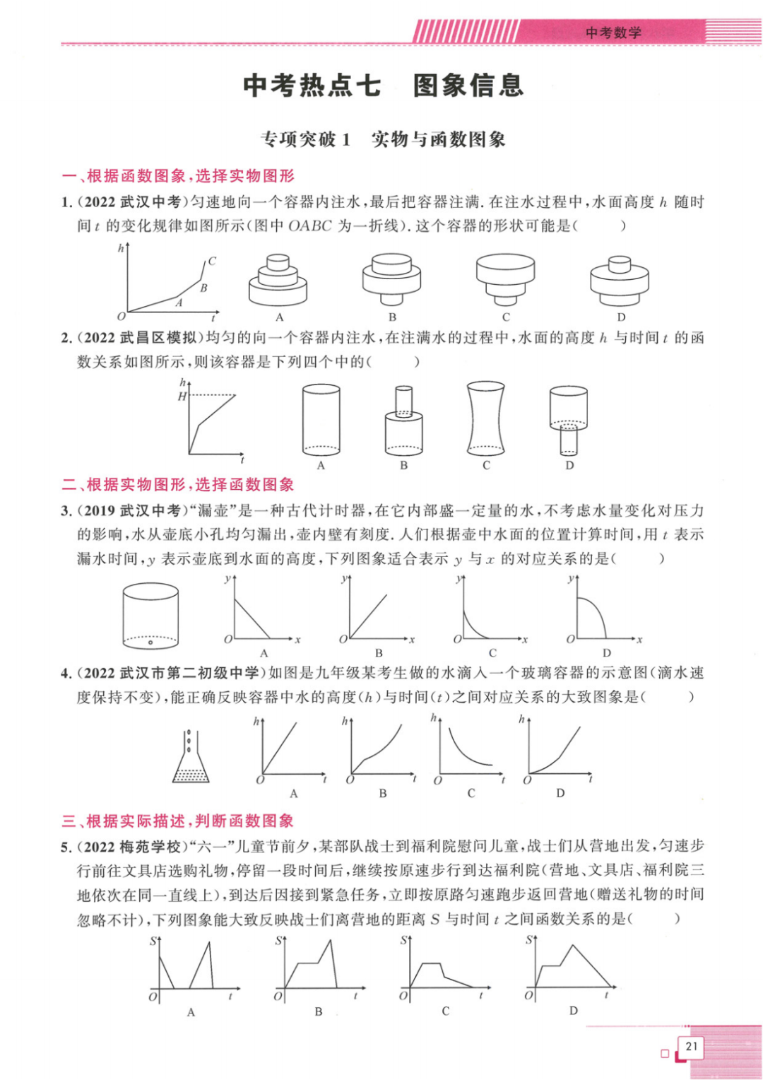 中考压轴题--函数图像与反比例函数 第2张