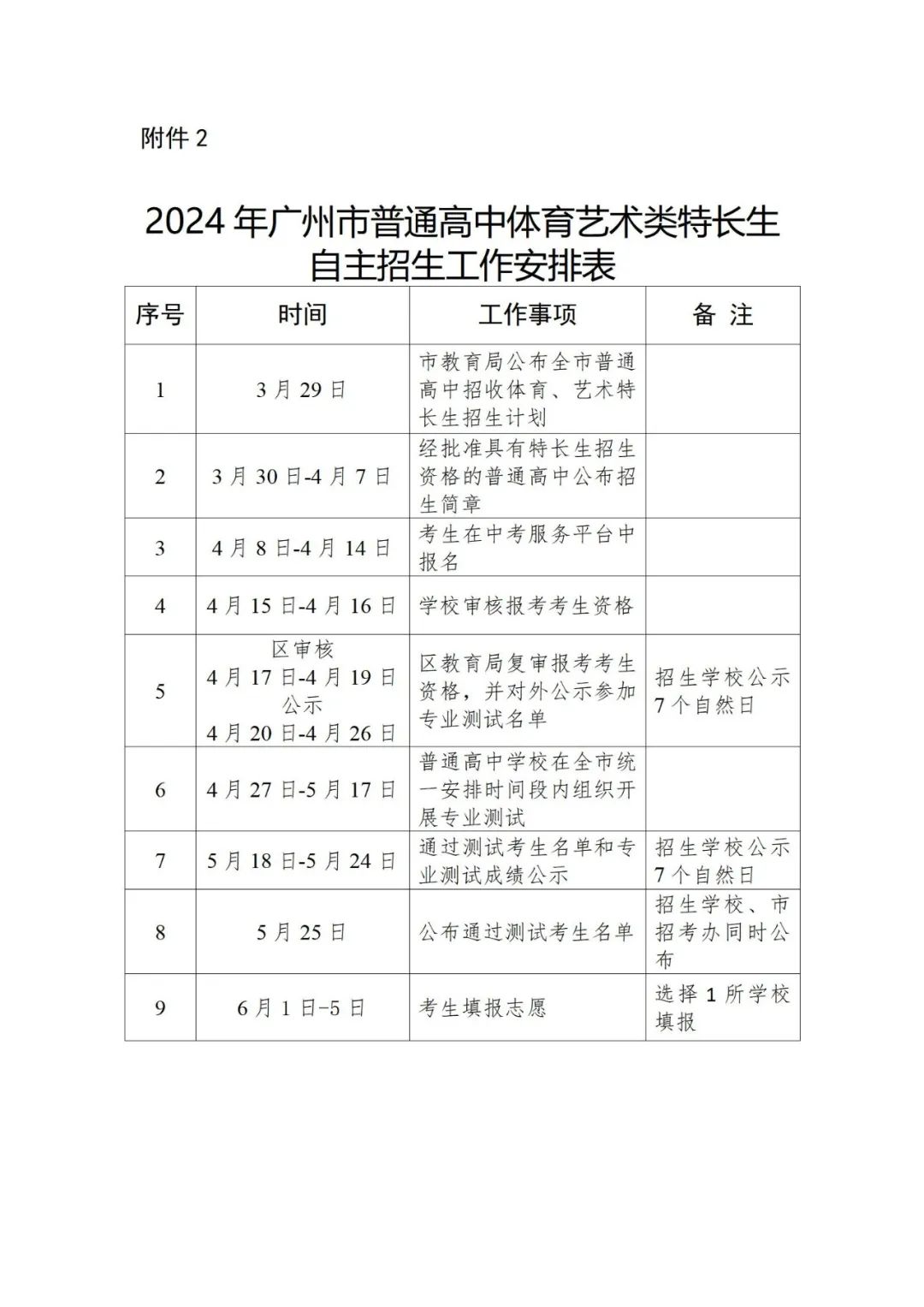 重磅!2024年中考特长生招生计划公布!4月8日开报! 第5张