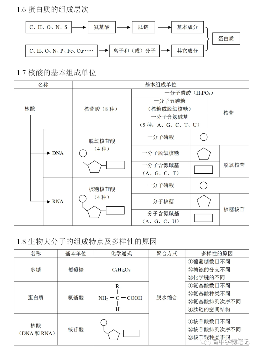 高考生物知识点总结(全) 第4张