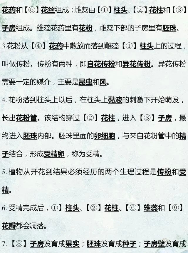 中考生物专题复习:识图作答专项练习,打印吃透,考试不丢分! 第5张