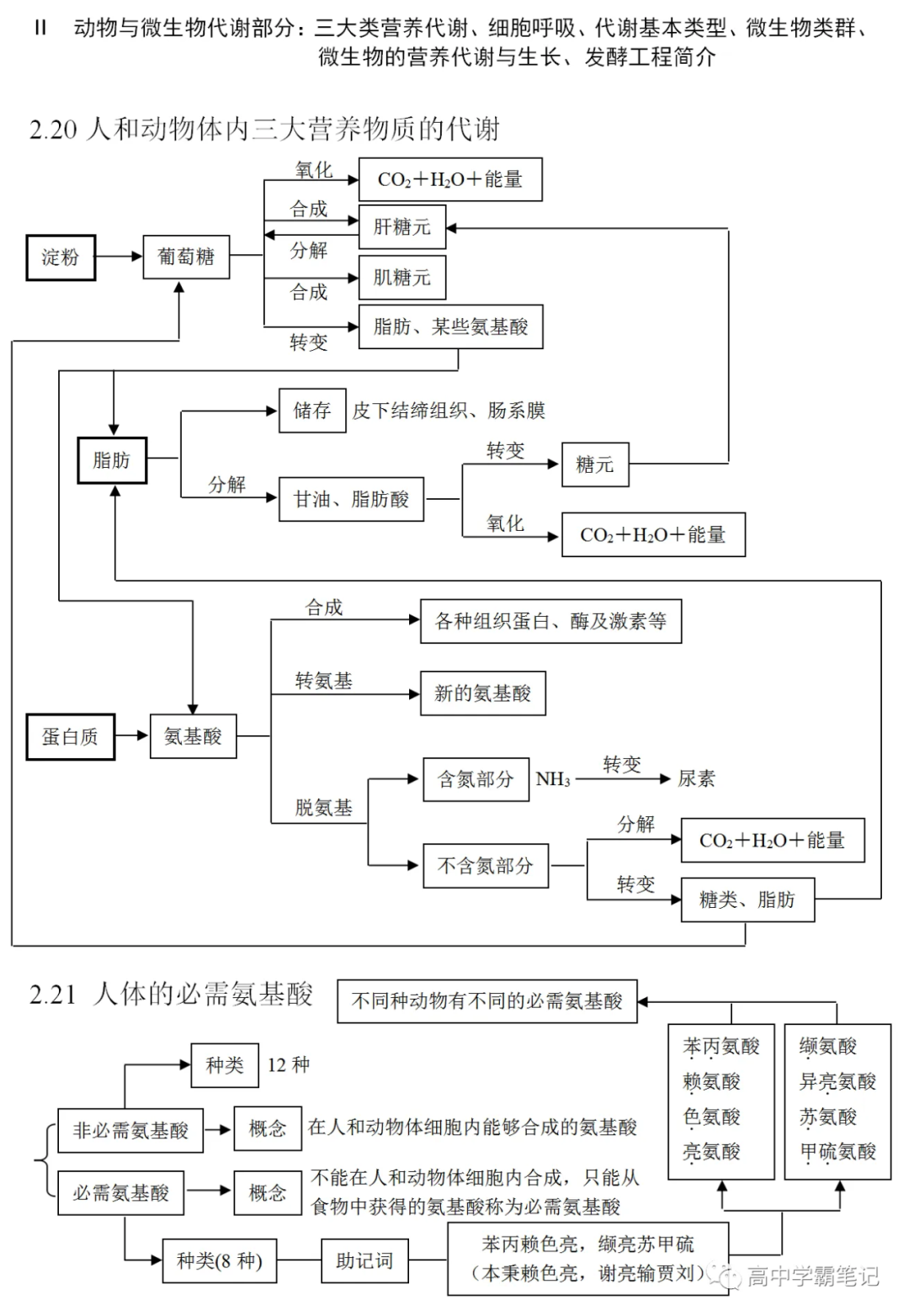 高考生物知识点总结(全) 第20张