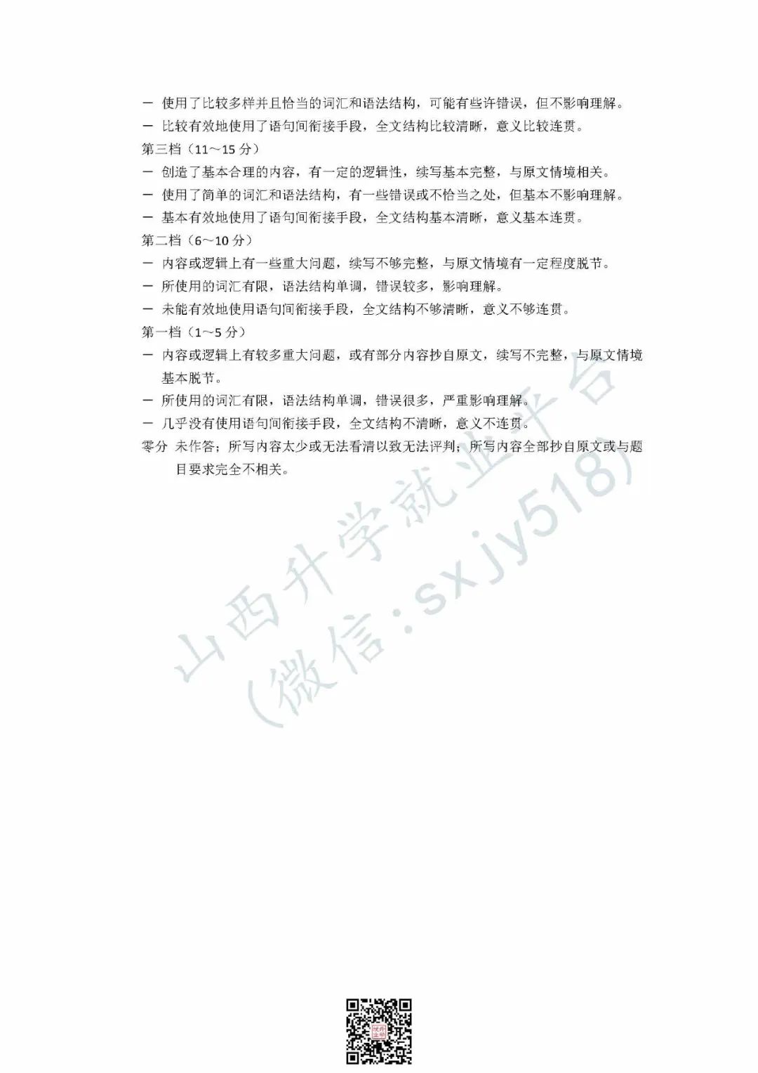 一分一段表!太原市高考一模试题、答题卡、答案 第63张