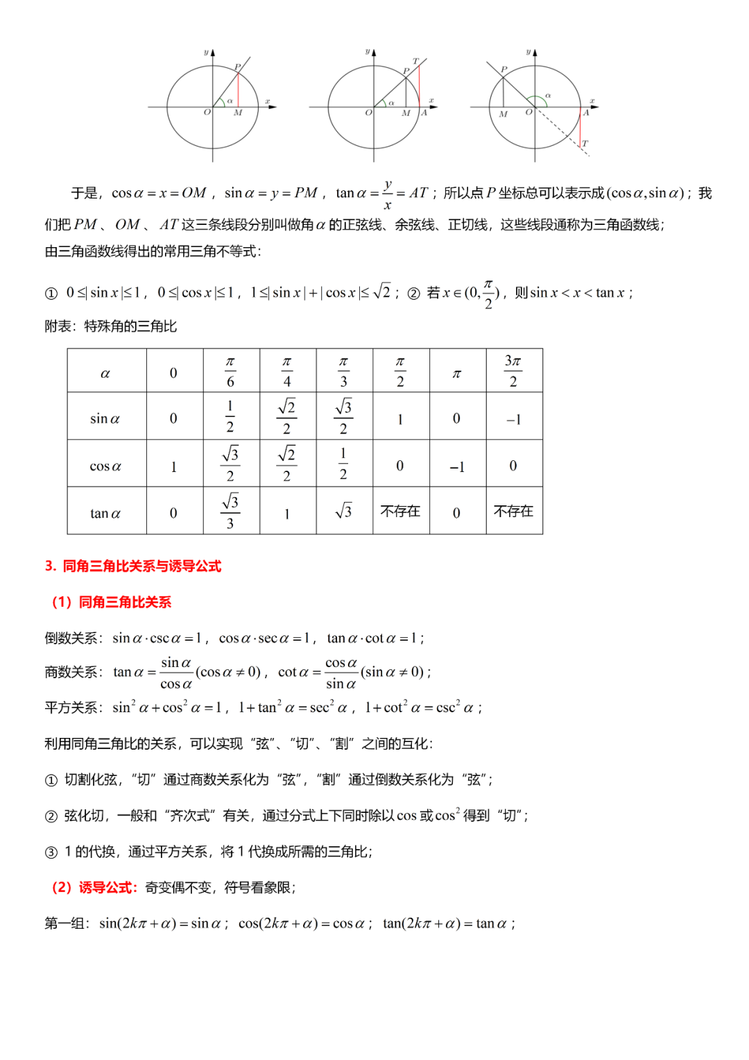 高考数学必考的中难题知识点【知识点+例题】 第24张