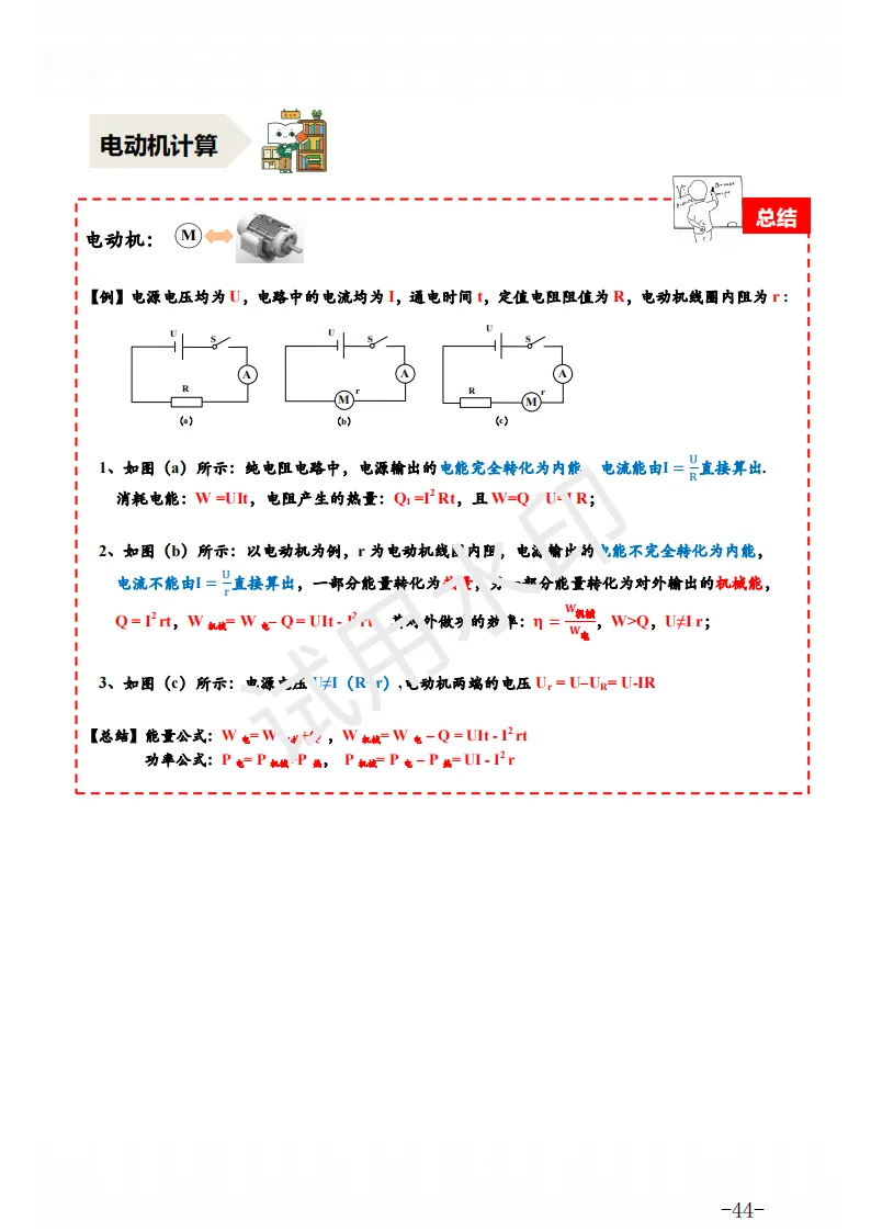 中考物理 | 一轮复习电学、热学九大专题知识点汇总 第61张