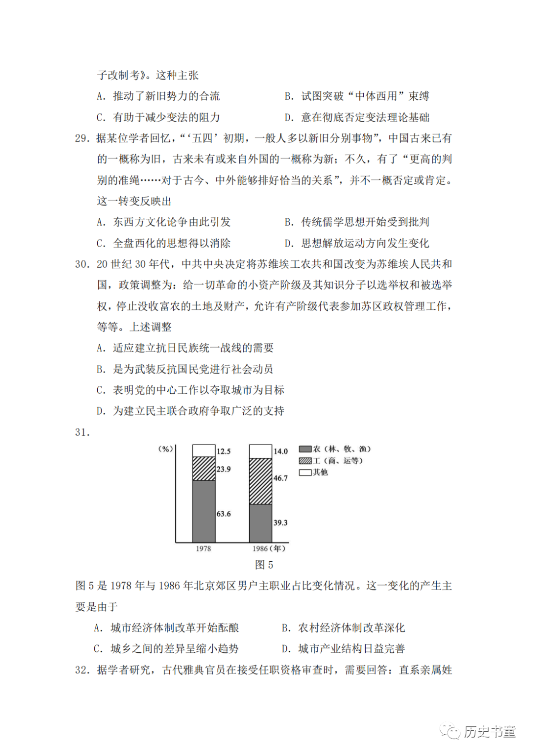 高考冲刺| 30天选择题专练(真题) 第13张