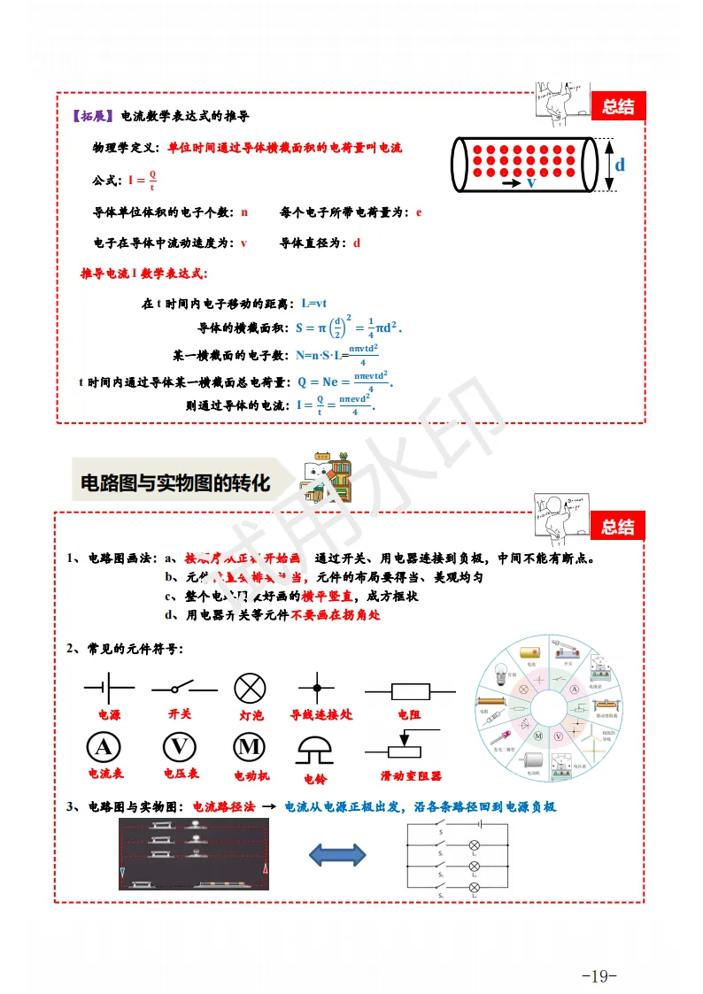 中考物理 | 一轮复习电学、热学九大专题知识点汇总 第27张