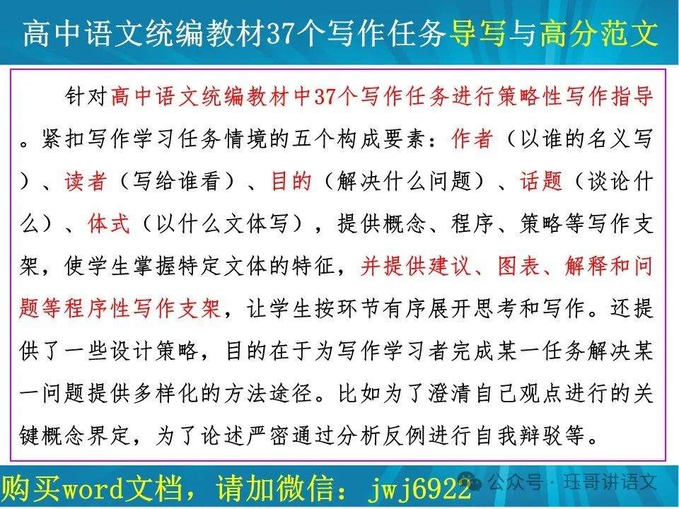 高考语文总复习精讲精练书系八|高考作文精讲精练书系简介(八本一套)(第2064期) 第11张