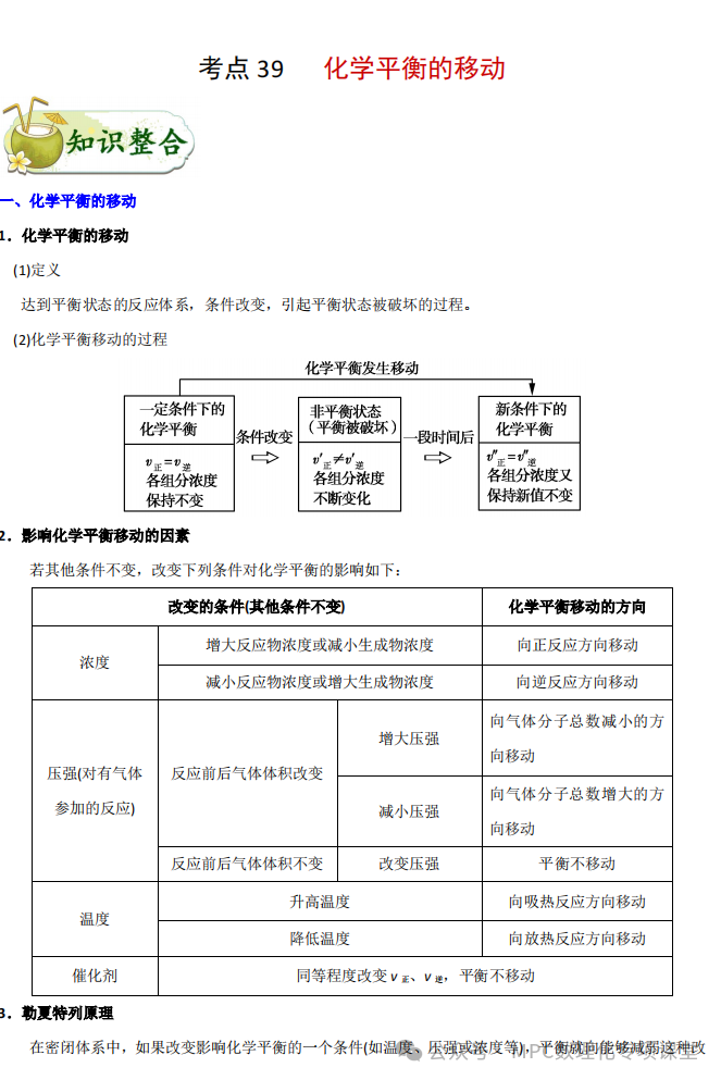 2024高考化学二轮考点专项(66个考点专项)四部曲之高考化学考点专题一遍过(三)详细解析讲解版) 第26张