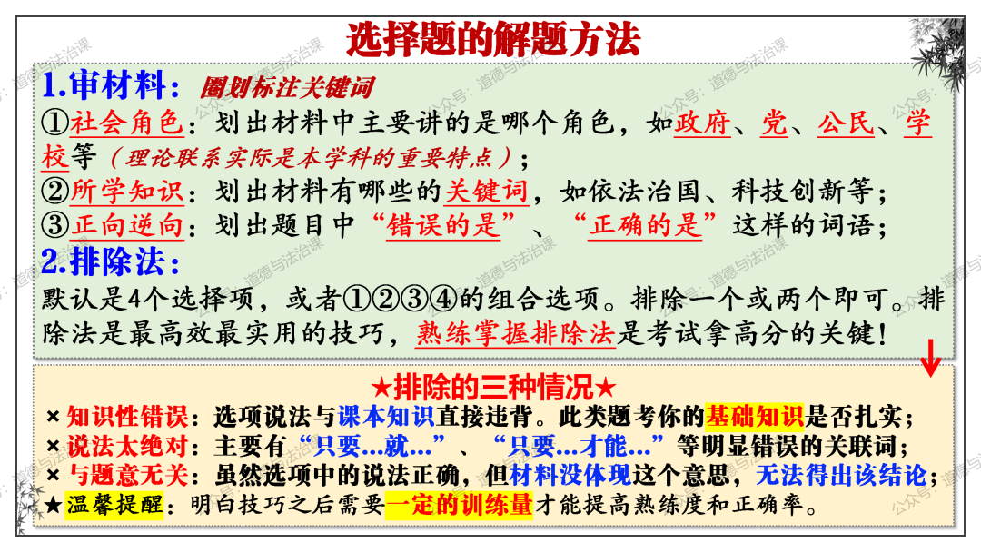 2024中考 | 二轮复习②:中考应试技巧 第6张