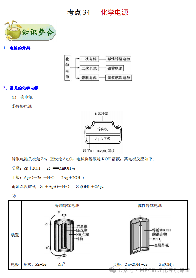 2024高考化学二轮考点专项(66个考点专项)四部曲之高考化学考点专题一遍过(三)详细解析讲解版) 第19张