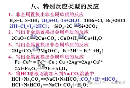 高考化学重点方程式总结!高考状元:全部记住,高考非常吃香! 第11张