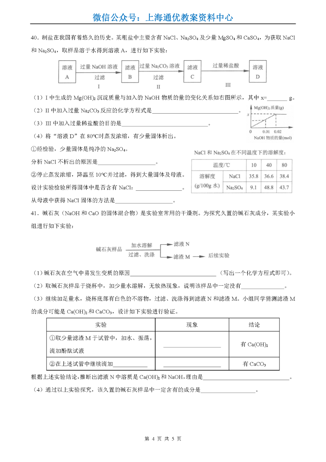 【中高考二模】2024中考杨浦&静安、长宁、嘉定高考等语数外物化等二模卷(pdf免费领) 第27张