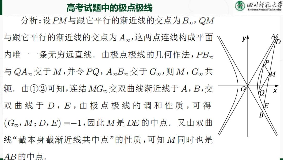 解析几何专题|极点极线理论与高考解析几何命题~ 第26张