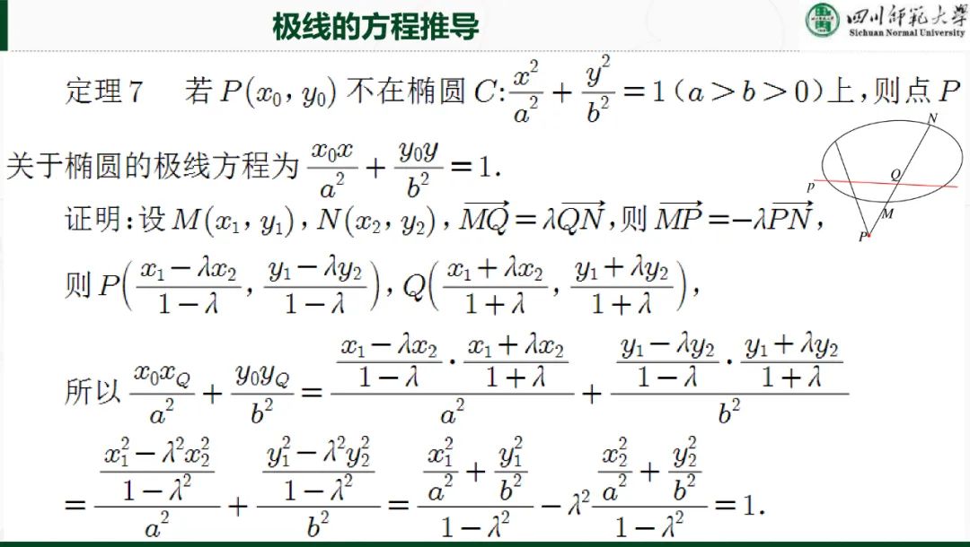 解析几何专题|极点极线理论与高考解析几何命题~ 第11张