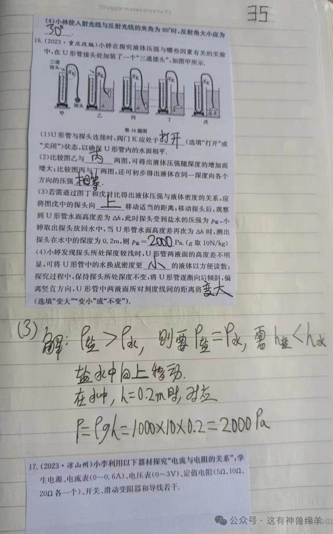 2024年长春市中考物理重组改编模拟卷4答案解析 第6张