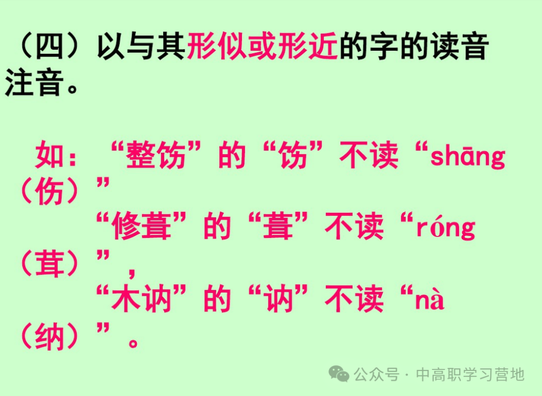 高考(含学考、3+证书)语文基础知识点总复习之一---字音 第13张