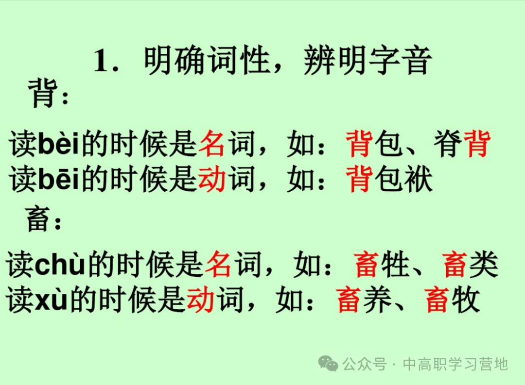 高考(含学考、3+证书)语文基础知识点总复习之一---字音 第18张