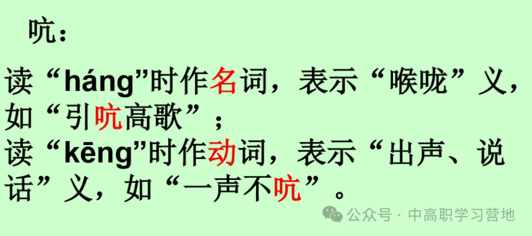 高考(含学考、3+证书)语文基础知识点总复习之一---字音 第23张