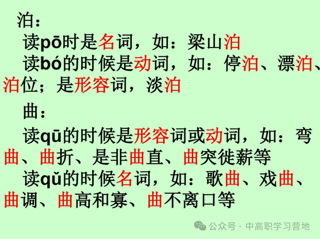 高考(含学考、3+证书)语文基础知识点总复习之一---字音 第26张