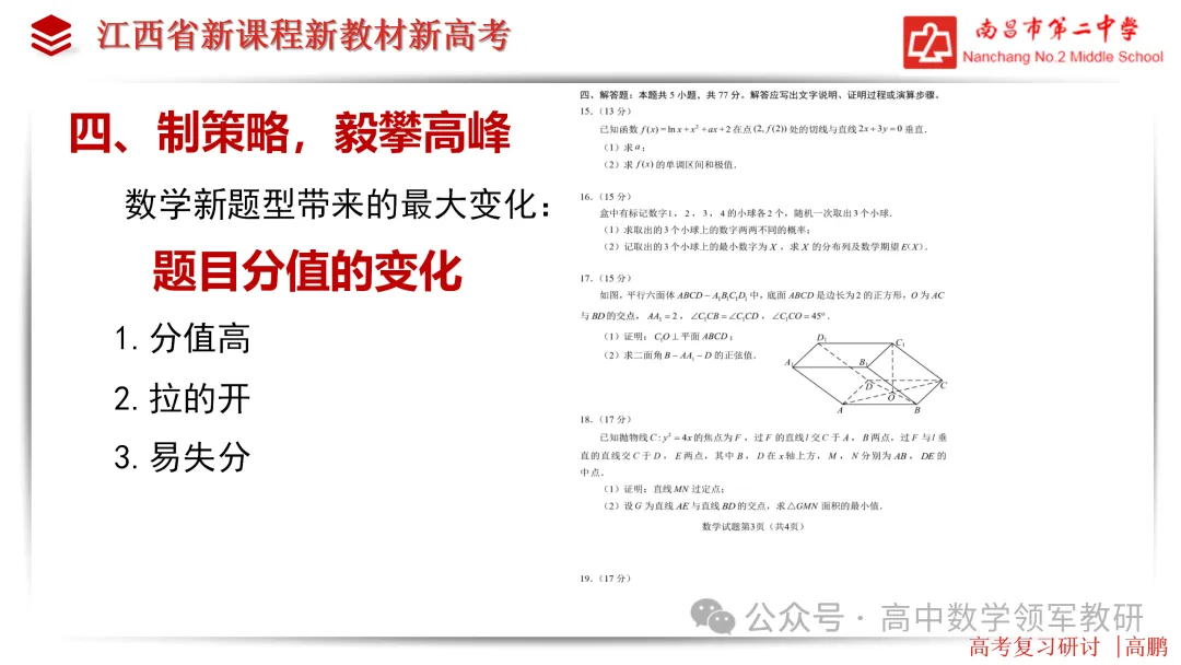 【高考研究】高三数学后期复习备考策略研讨 第25张