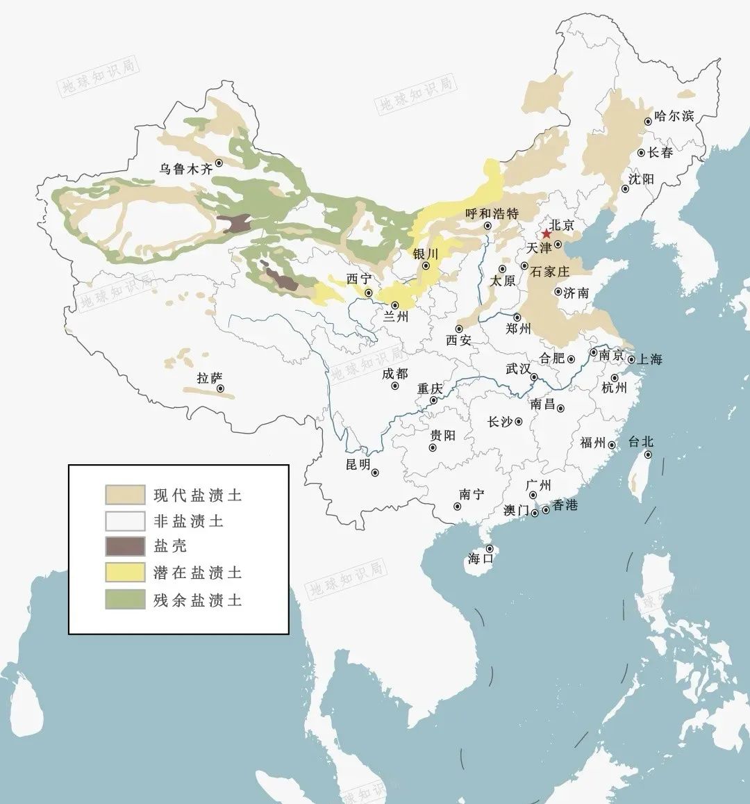 高考地理中的土壤盐碱化! 第6张