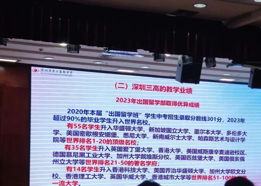 深圳部分30大高中2023高考升学率 第37张