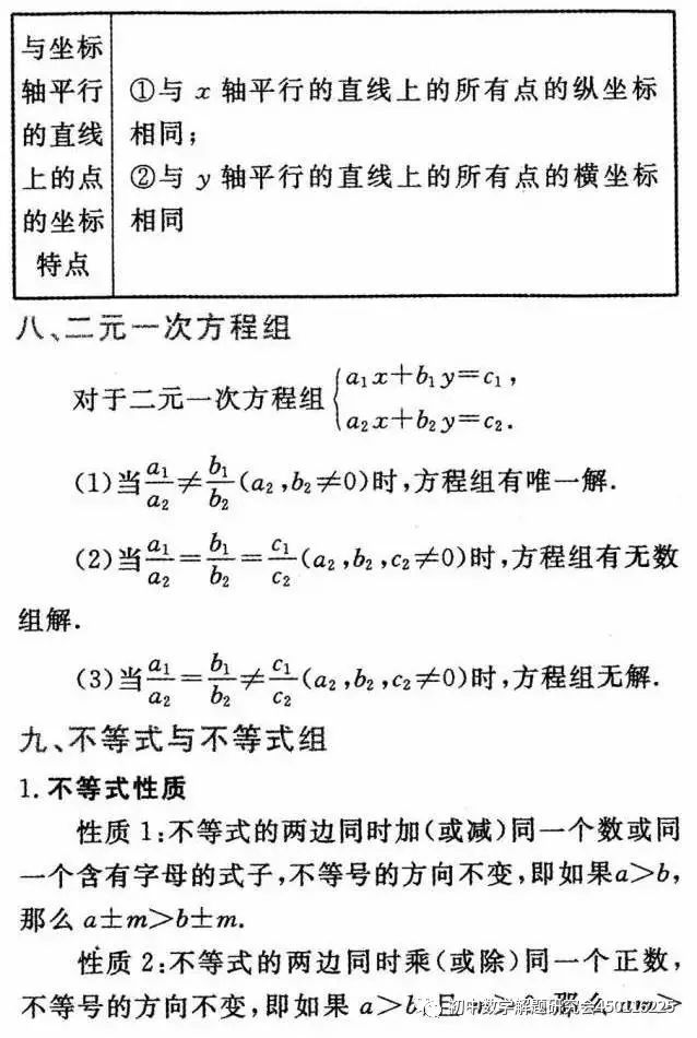 收藏:最全中考数学重要公式定理 第7张