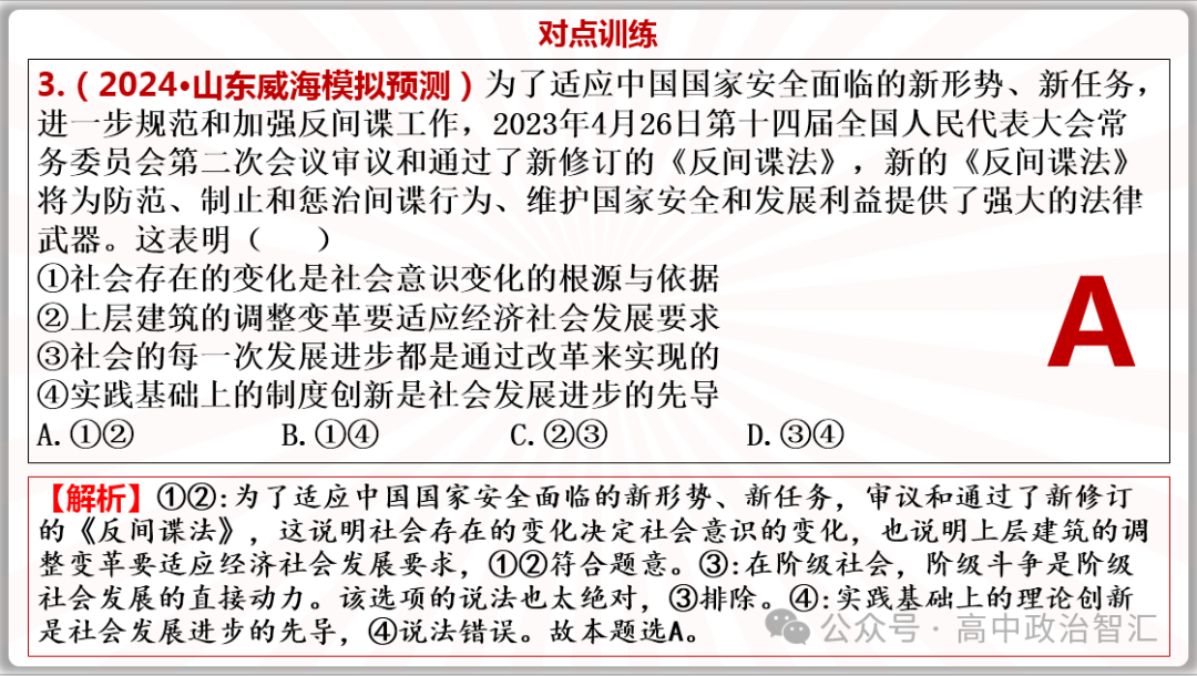 2024高考政治●时政专题十四  反间谍法 (课件+Word文档) 第14张