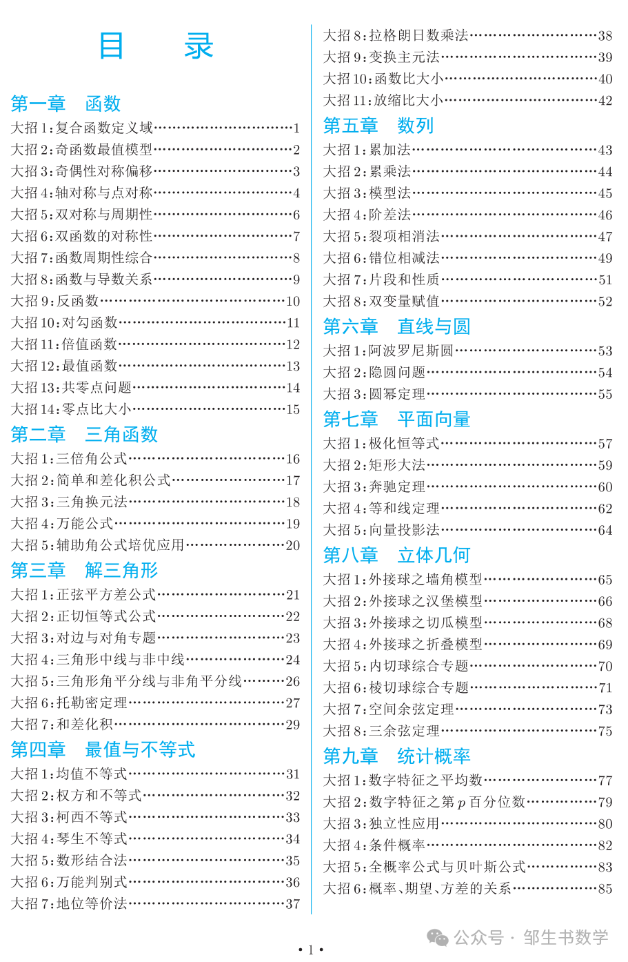 高考数学解题大招 第3张