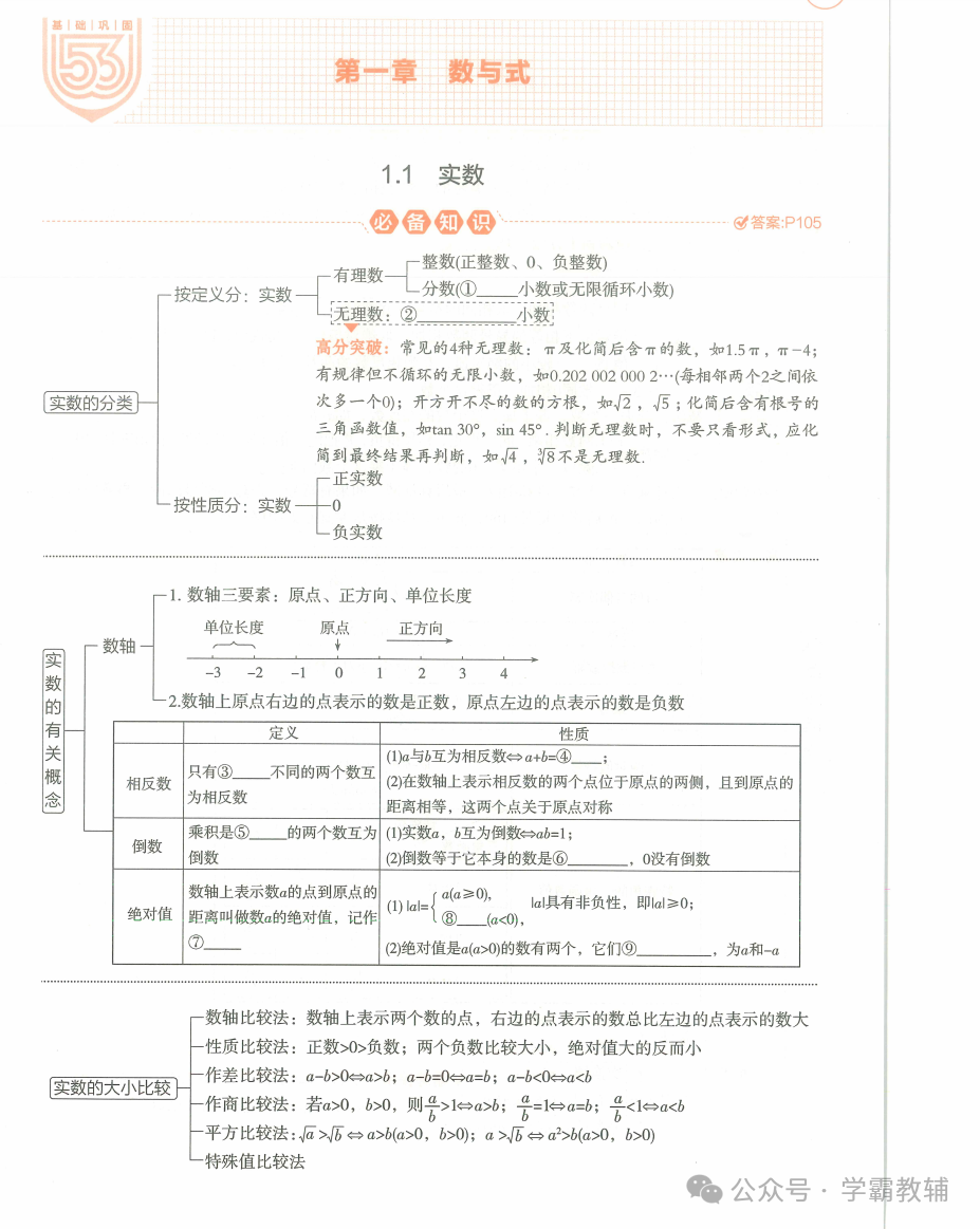 初中数学五三中考五年中考三年模拟教辅电子版免费下载 第9张