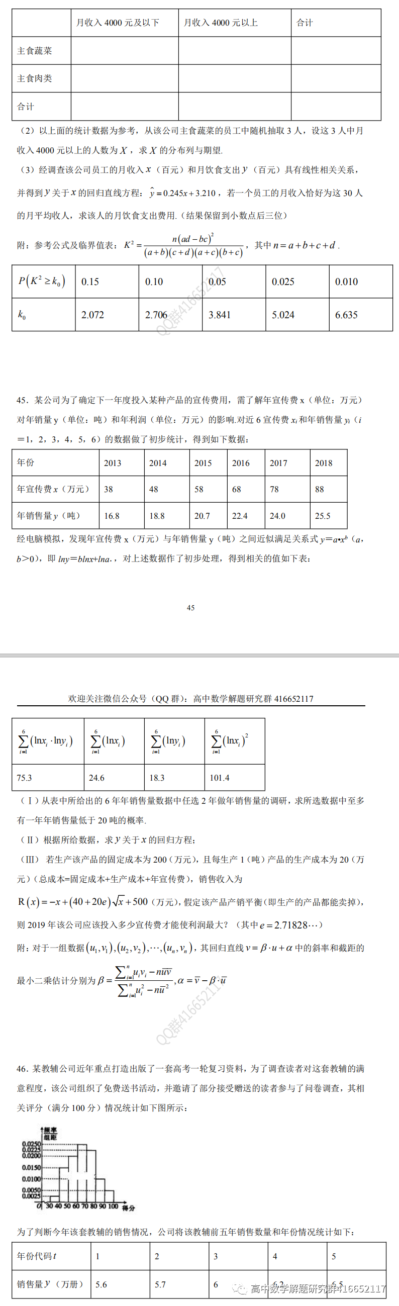 高考押题:统计 第25张