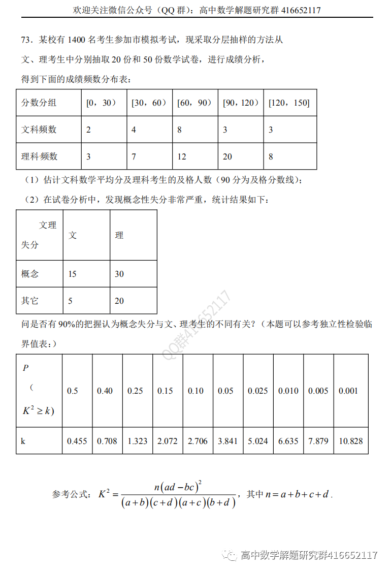 高考押题:统计 第43张