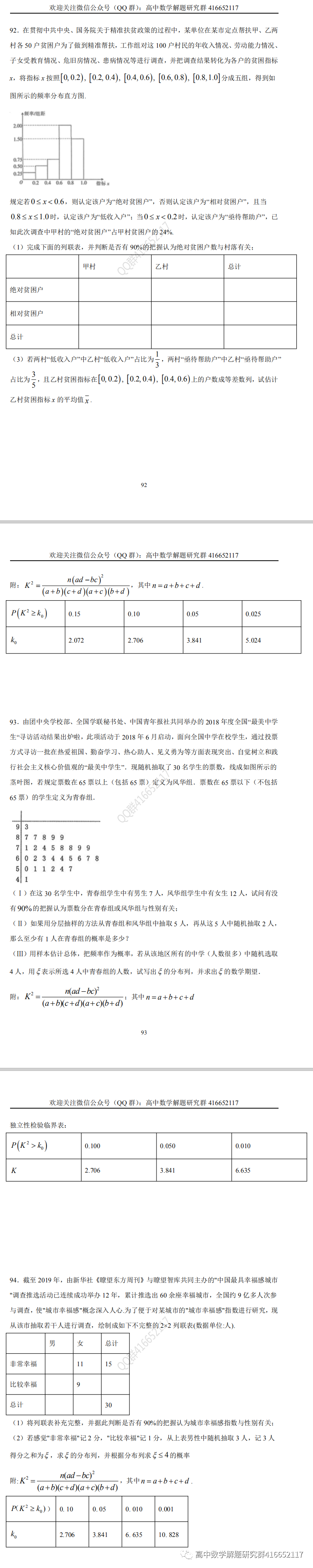 高考押题:统计 第56张