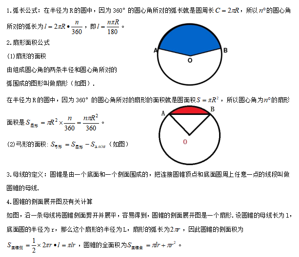 【中考专栏】2024年中考数学知识考点梳理(记诵版),初中毕业生复习必备知识(2)(共分为1、2两集) 第45张