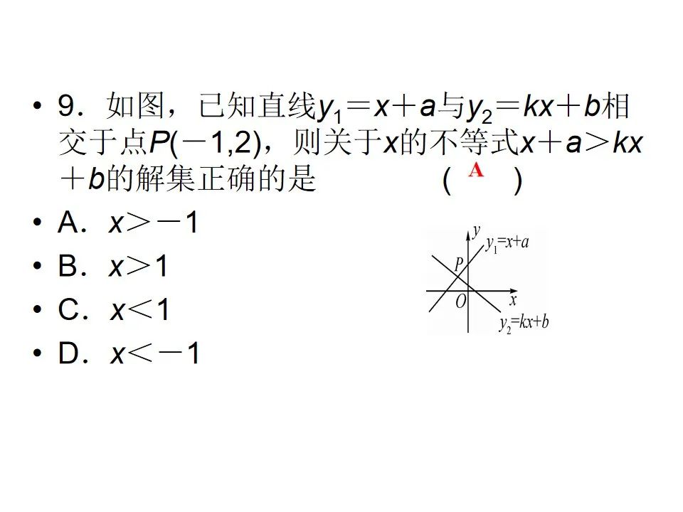 中考数学专题一次函数 第13张