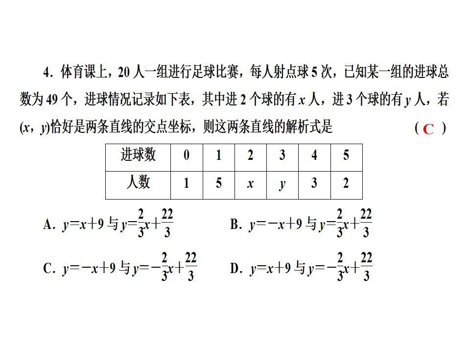 中考数学专题一次函数 第23张