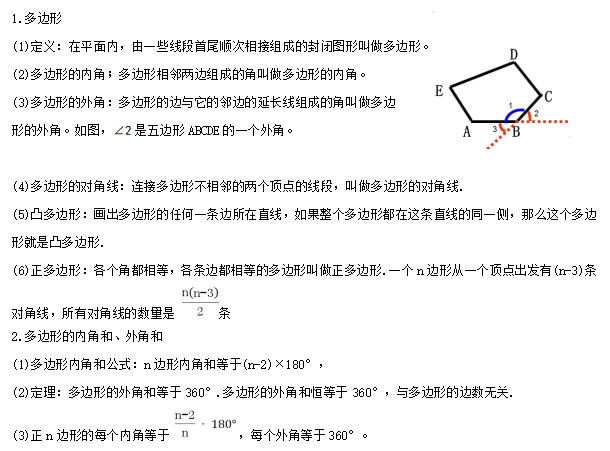 【中考专栏】2024年中考数学知识考点梳理(记诵版),初中毕业生复习必备知识(2)(共分为1、2两集) 第16张