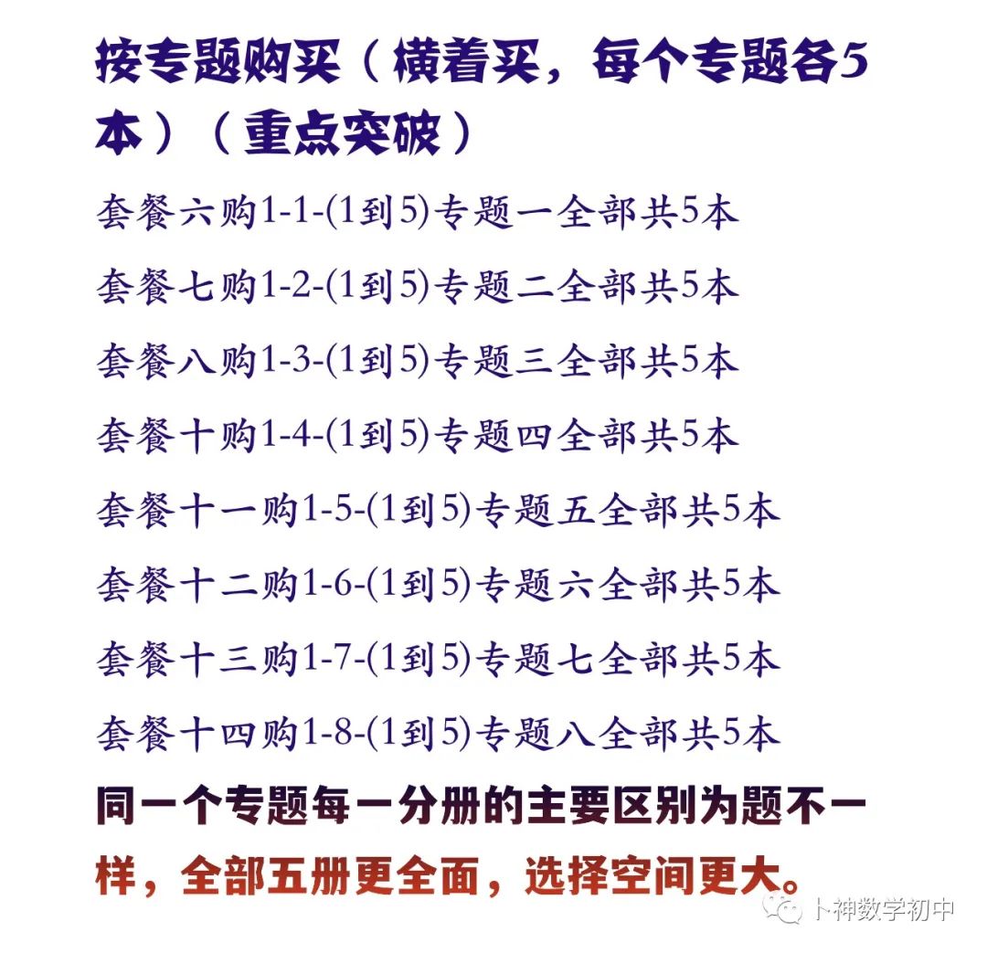 宏图伟作!40本中考专题复习《名校中考数学热难点专题训练》代数/一次函数/反比例函数/二次函数/三角形/四边形/圆/相似与几何 第52张