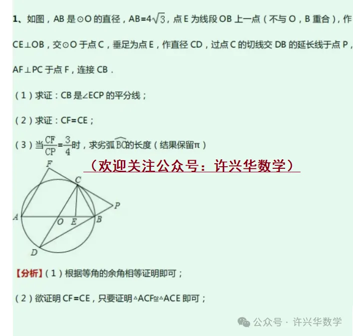 【中考数学】中考数学四大压轴题型全解析 第32张