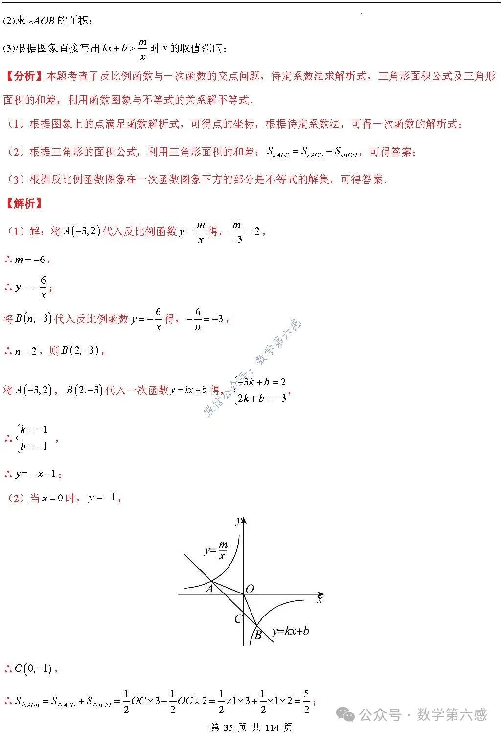 【中考2024】函数及其图象9类易错点 第35张