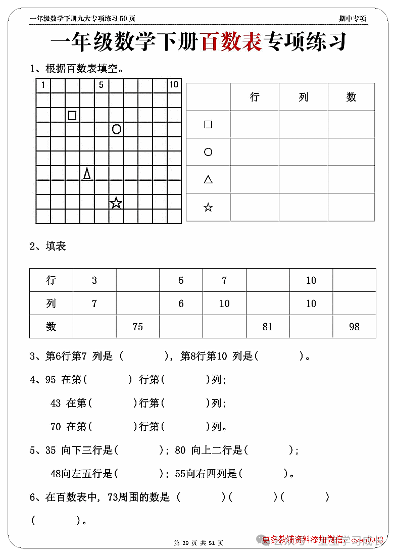 期中考九大难题解析一年级下册数学 第28张