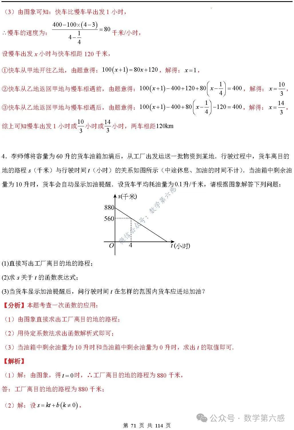 【中考2024】函数及其图象9类易错点 第71张