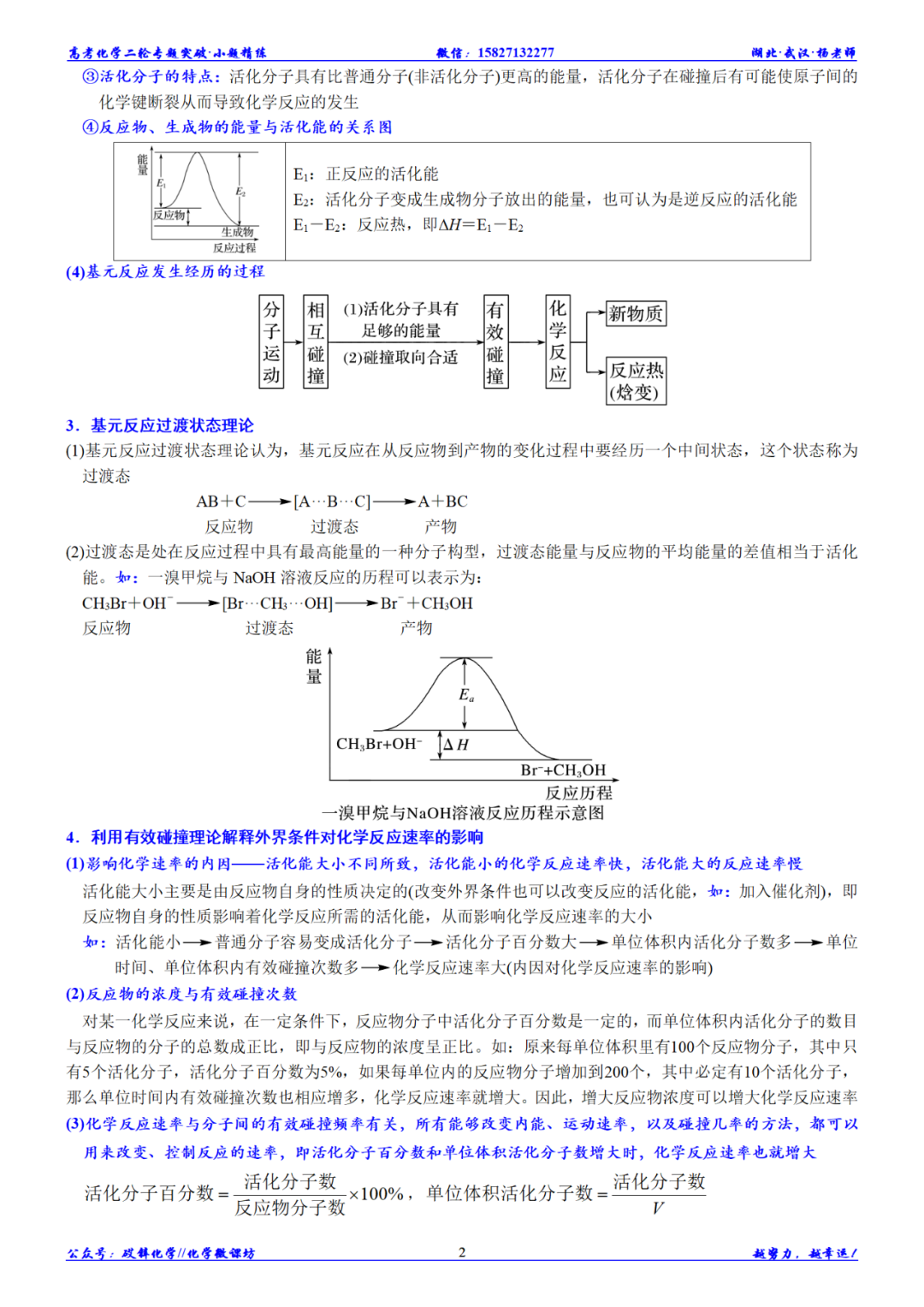 高考化学二轮小题精练||反应机理图像的分析与应用 第5张